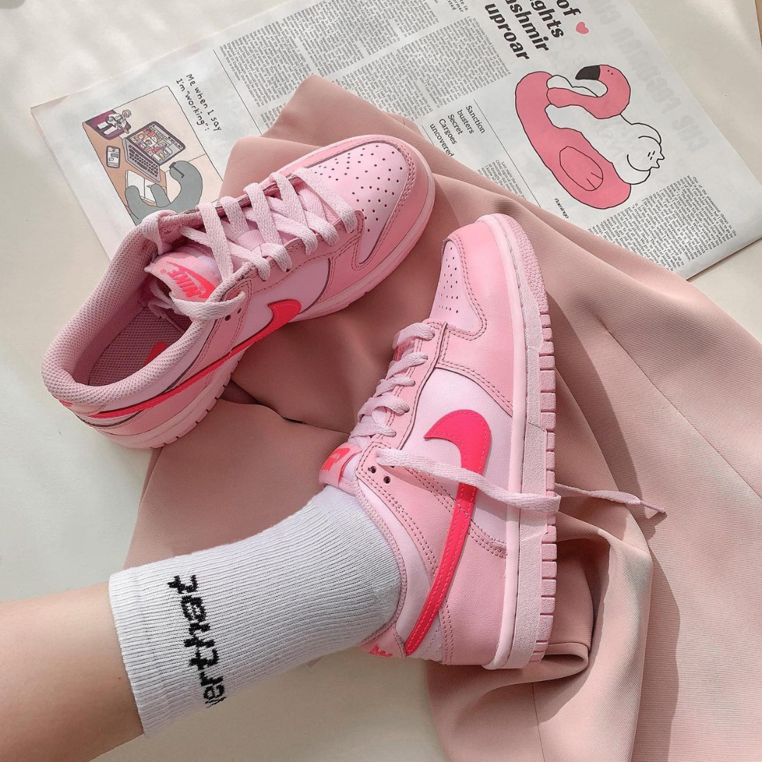 Nike Dunk Low Triple Pink GS – Kicks Culture